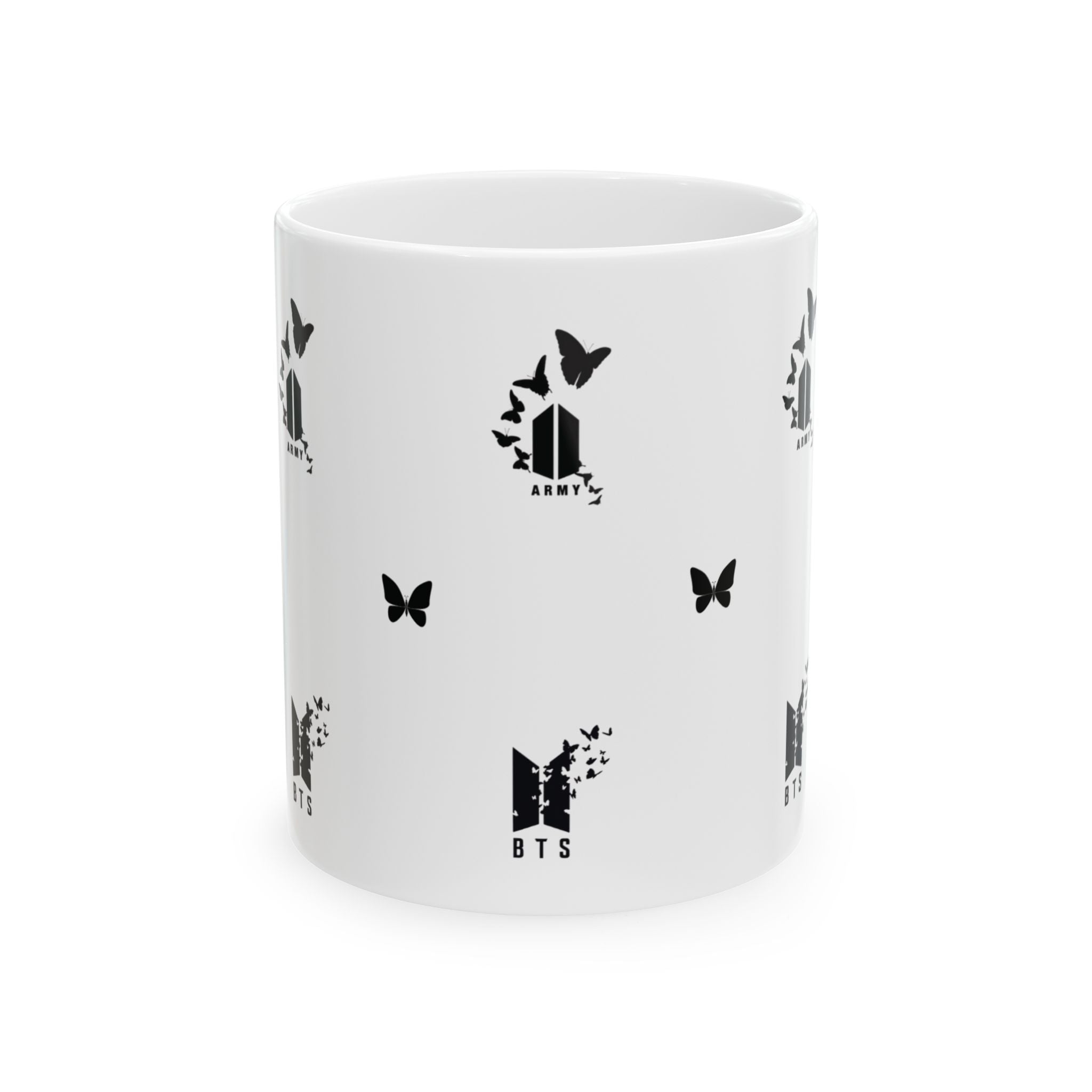 BTS Logo & Butterflies Mug (11oz/15oz)