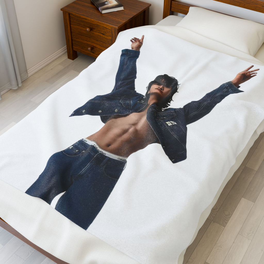 BTS Jungkook CK Photoshoot Blanket
