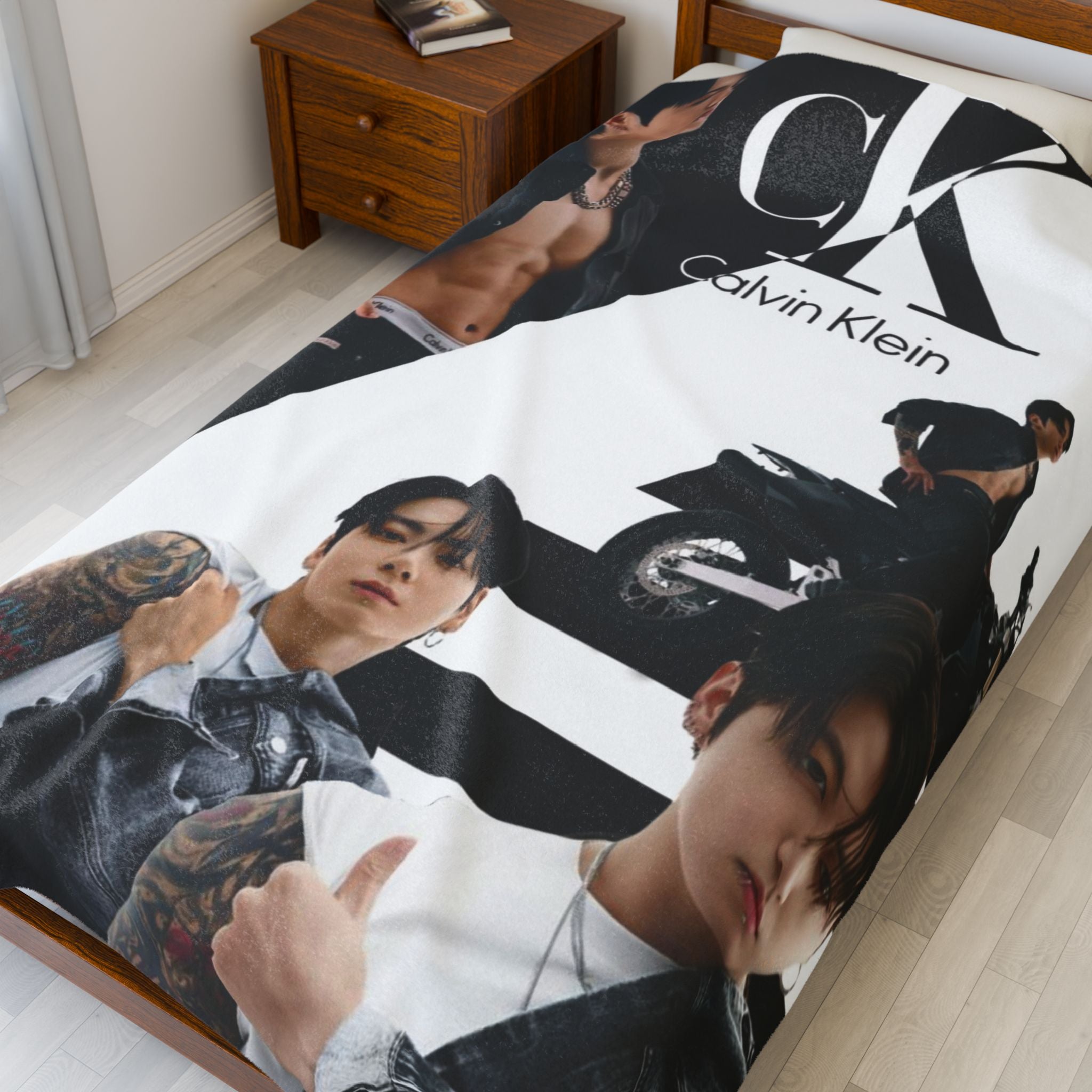 BTS Jungkook CK Blanket