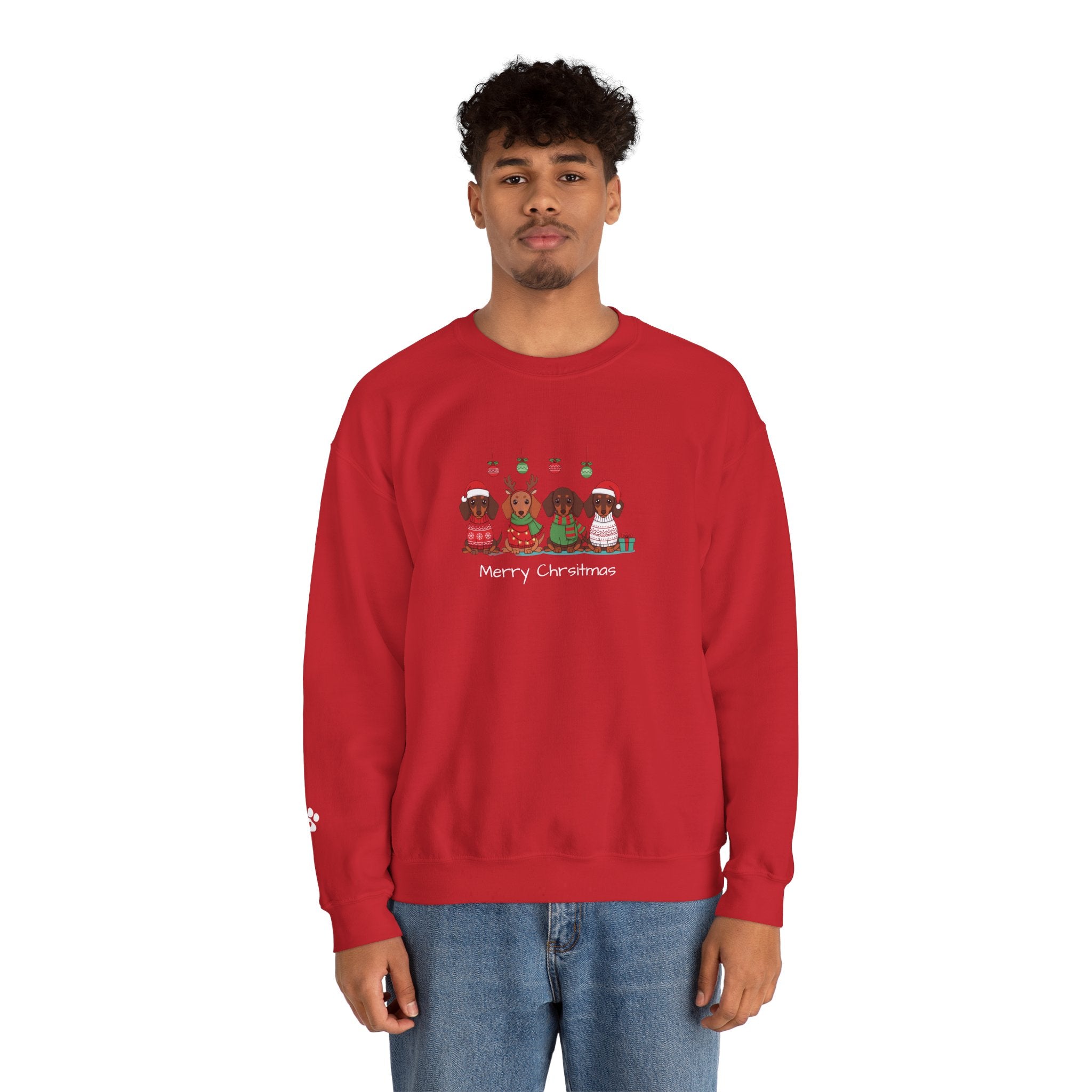 Christmas Dogs Crewneck Sweatshirt