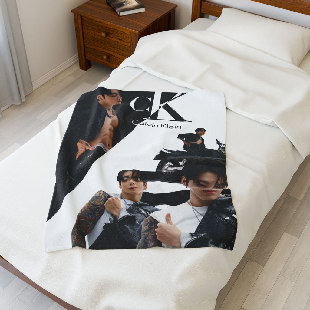 BTS Jungkook CK Blanket