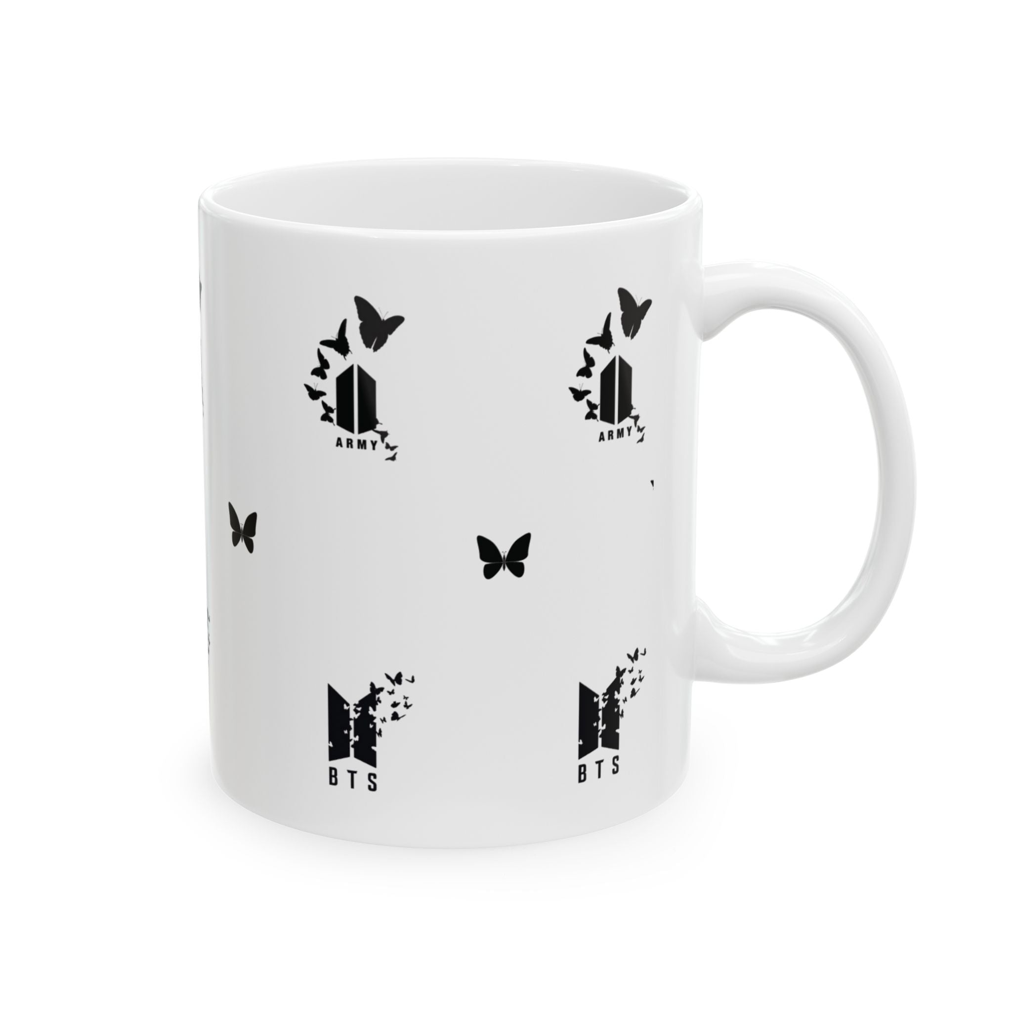BTS Logo & Butterflies Mug (11oz/15oz)