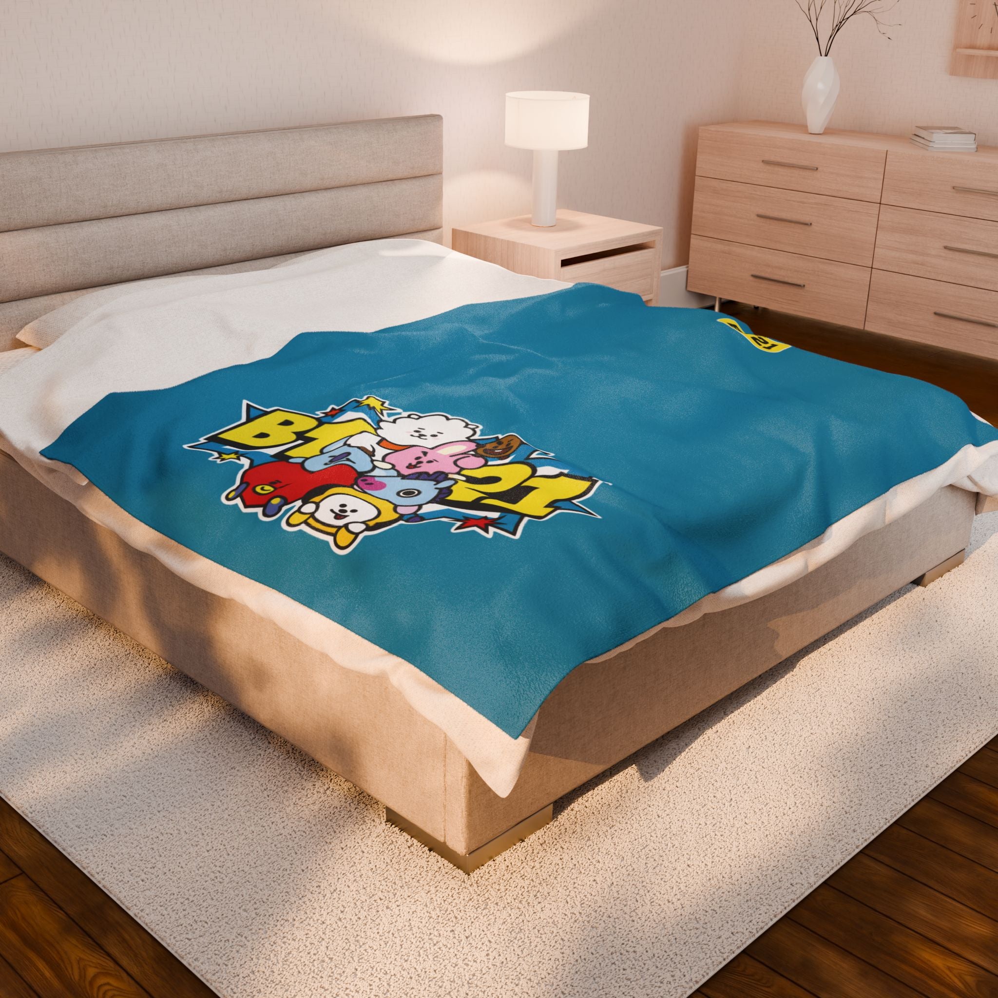 Kpop BT21 Blanket