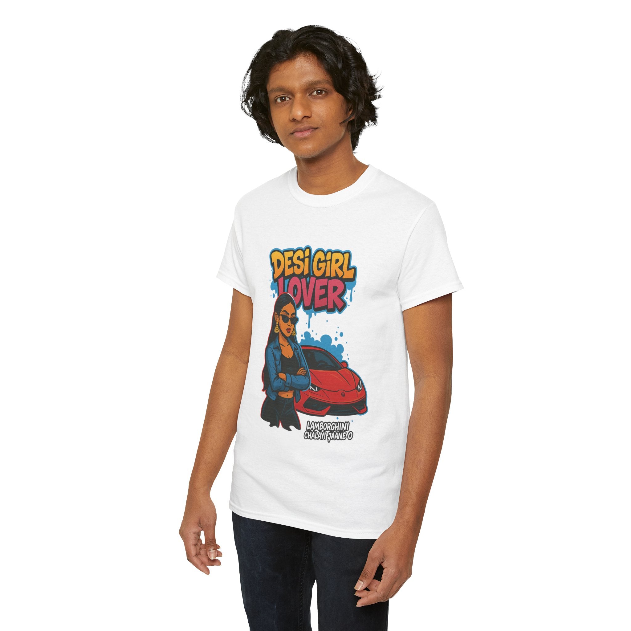 Desi Girl Lamborghini Tshirt