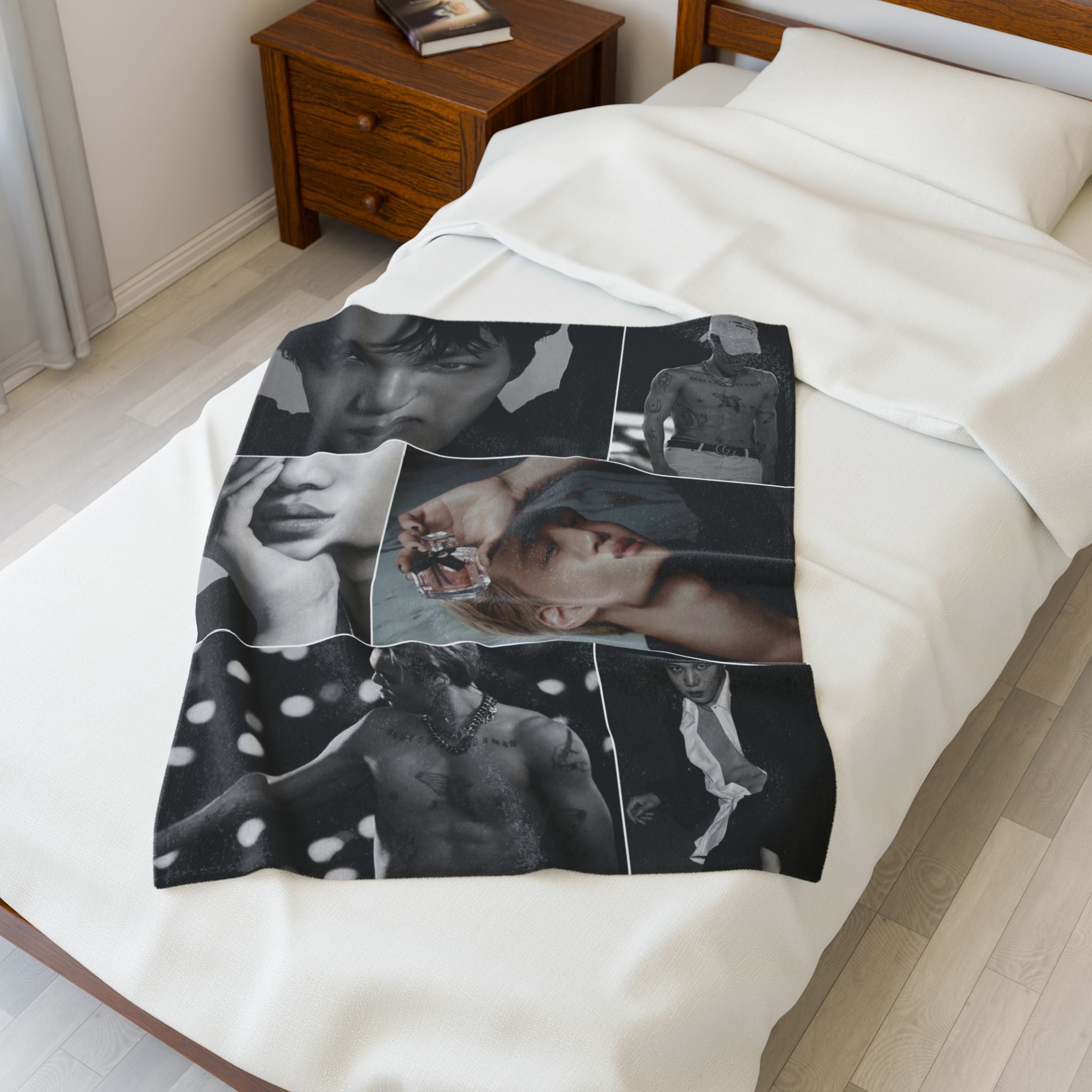 EXO Kai Collage Blanket