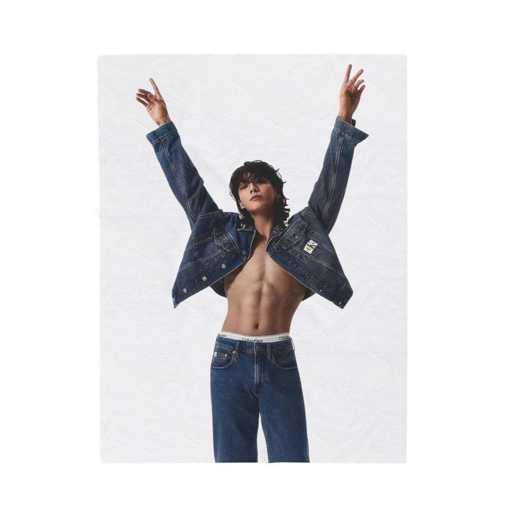 BTS Jungkook CK Photoshoot Blanket