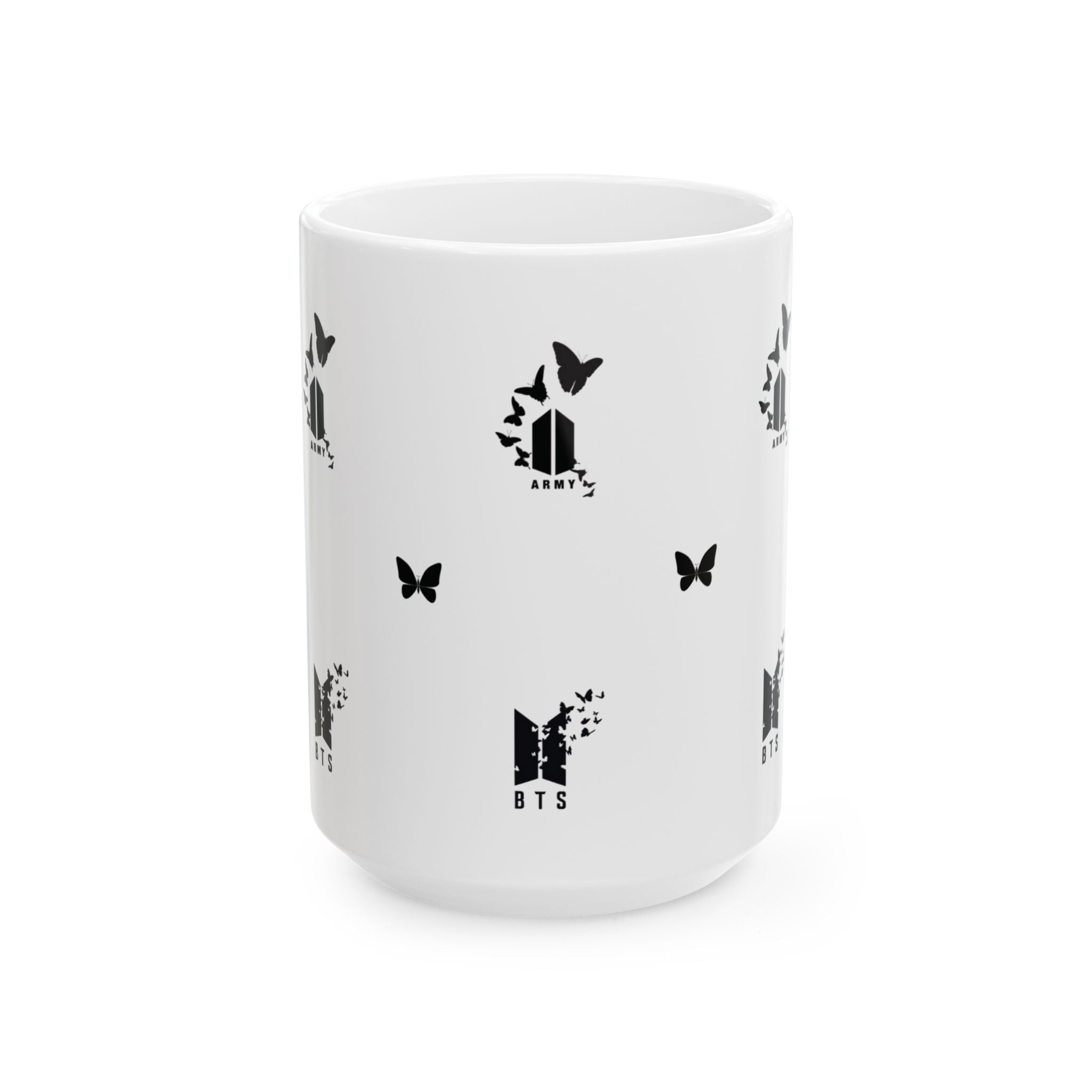 BTS Logo & Butterflies Mug (11oz/15oz)