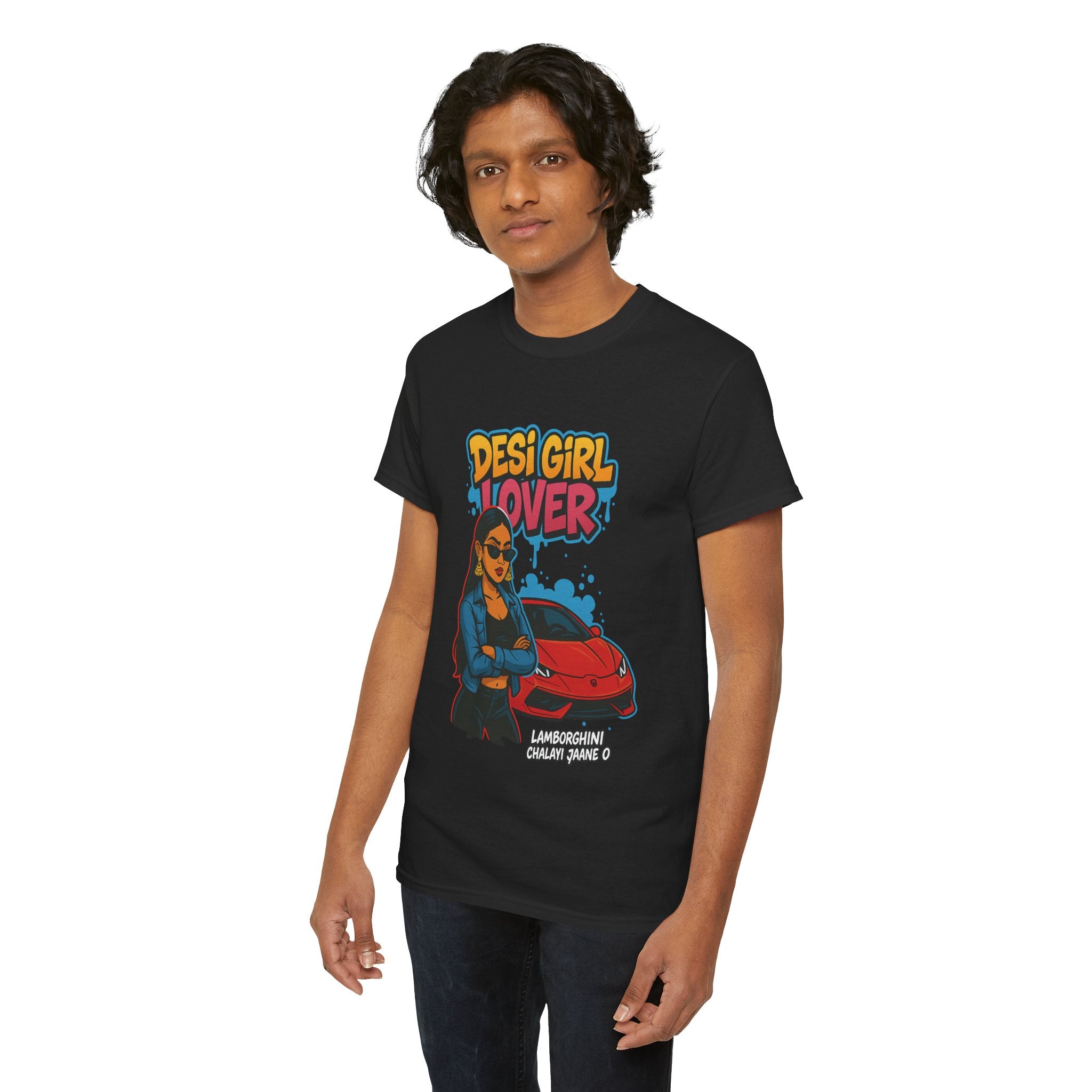 Desi Girl Lamborghini Tshirt