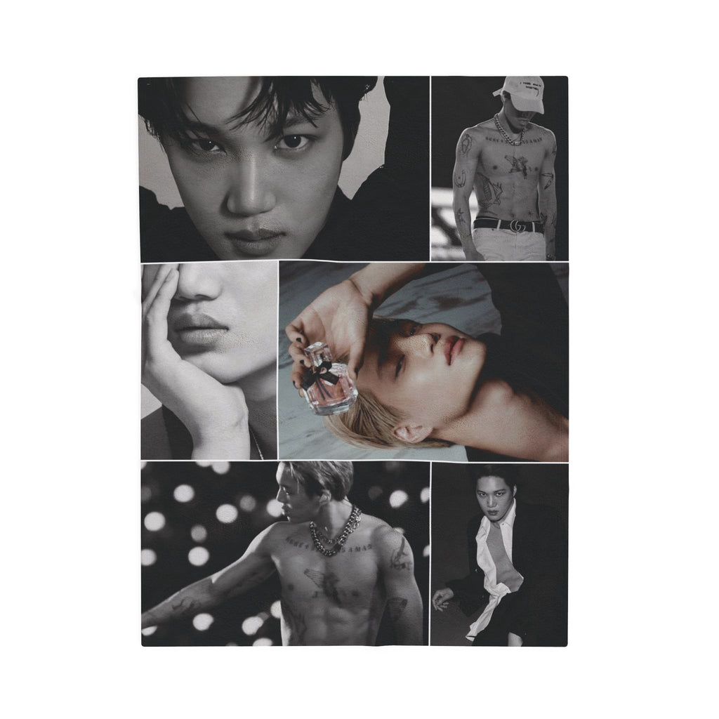 EXO Kai Collage Blanket