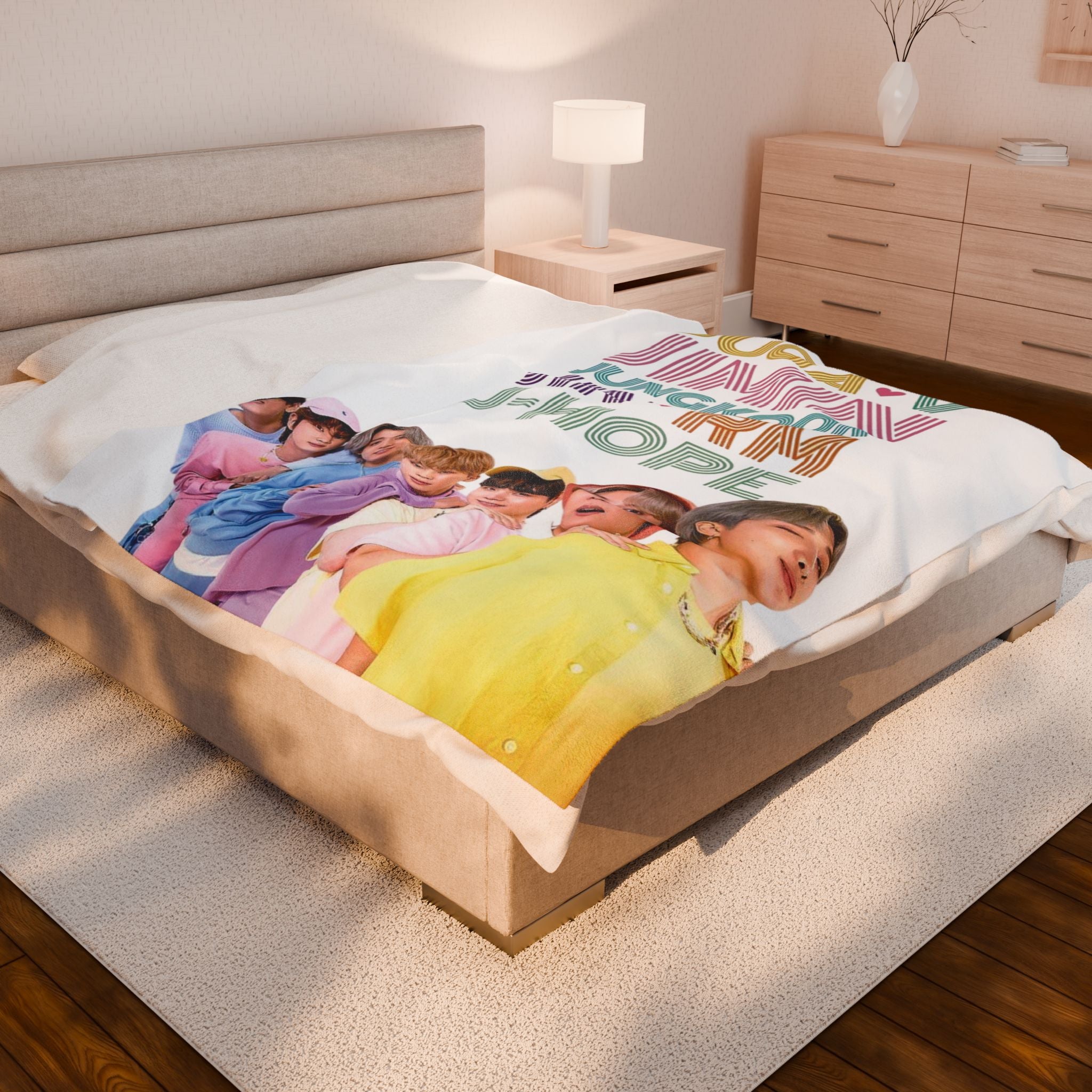 BTS Dynamite Era Blanket