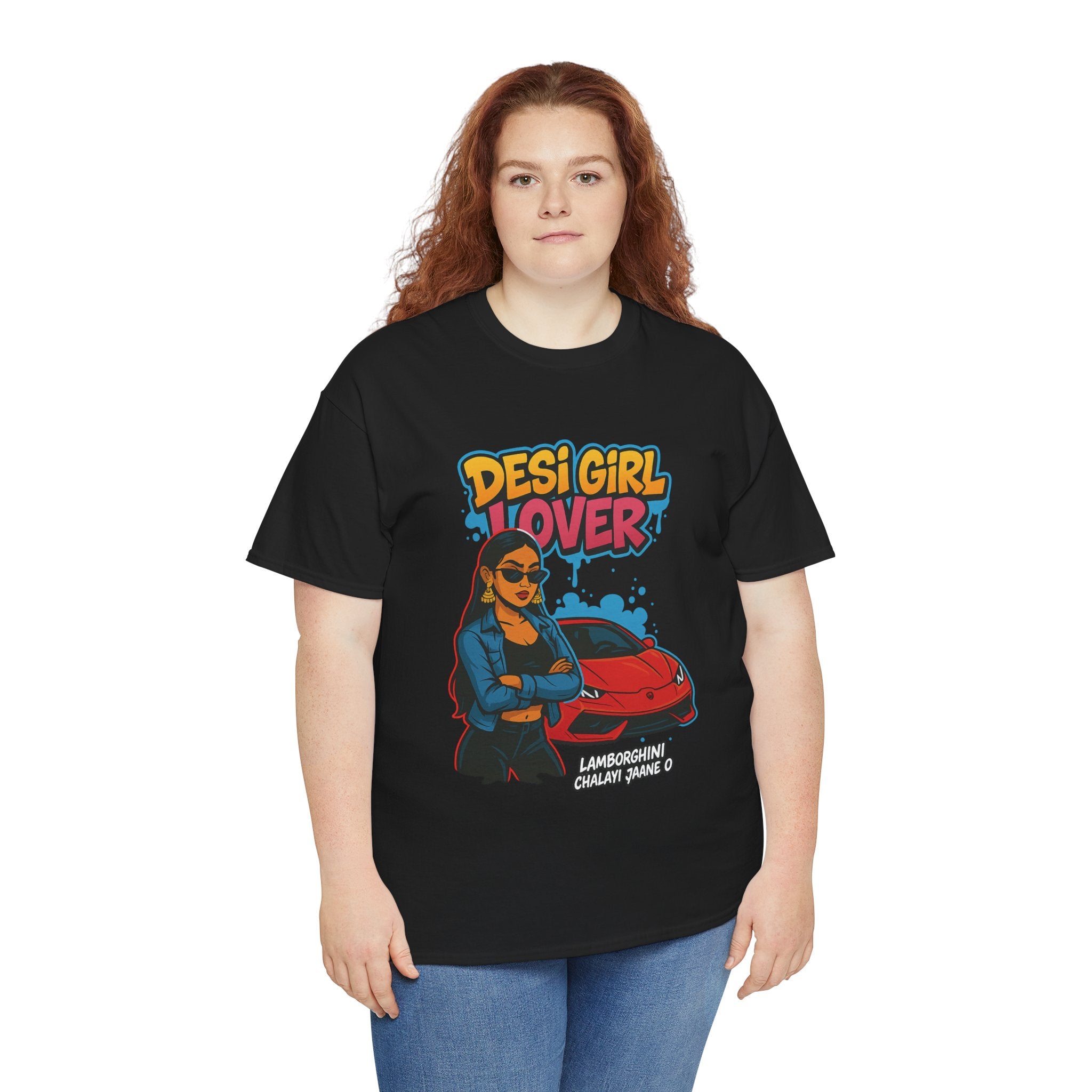 Desi Girl Lamborghini Tshirt