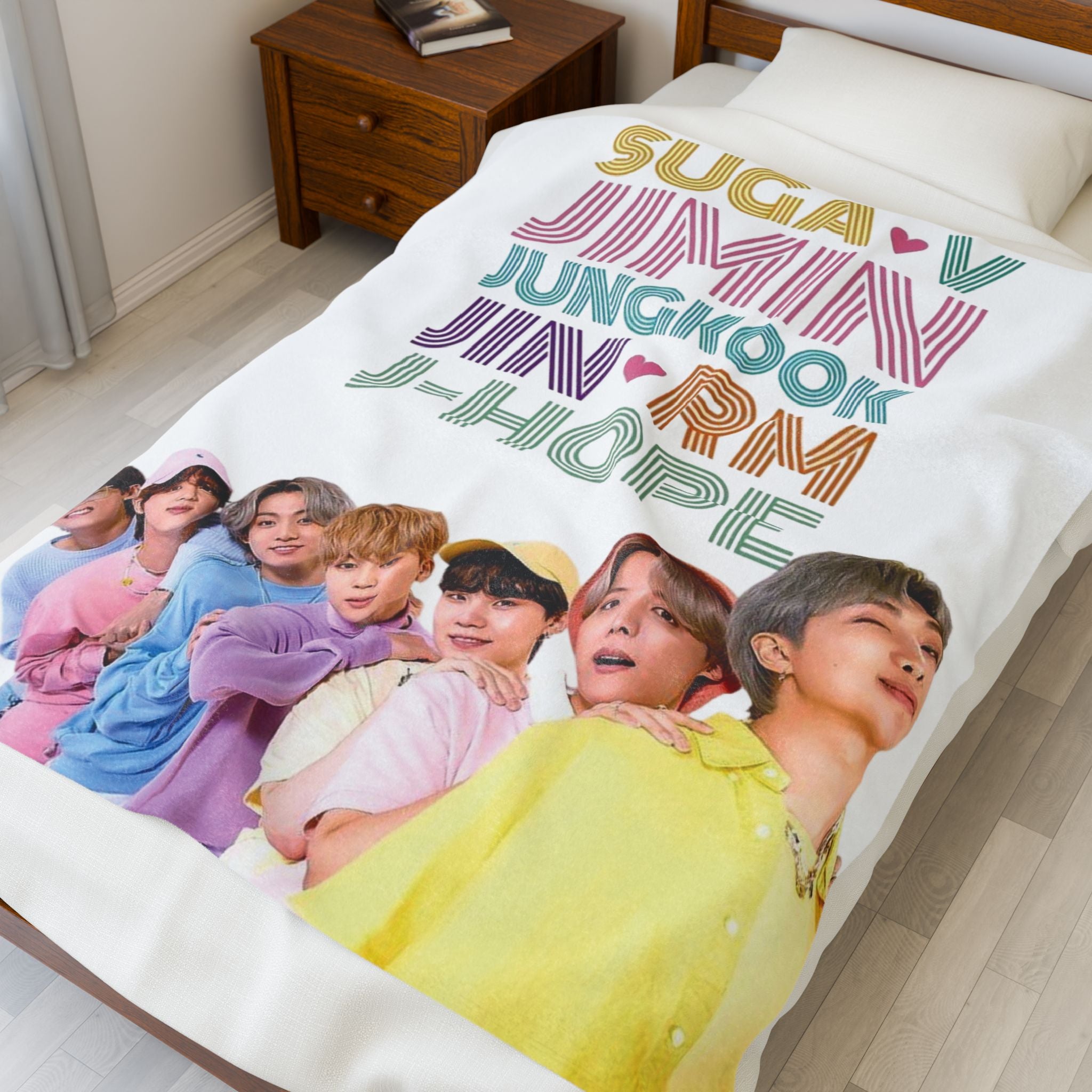 BTS Dynamite Era Blanket